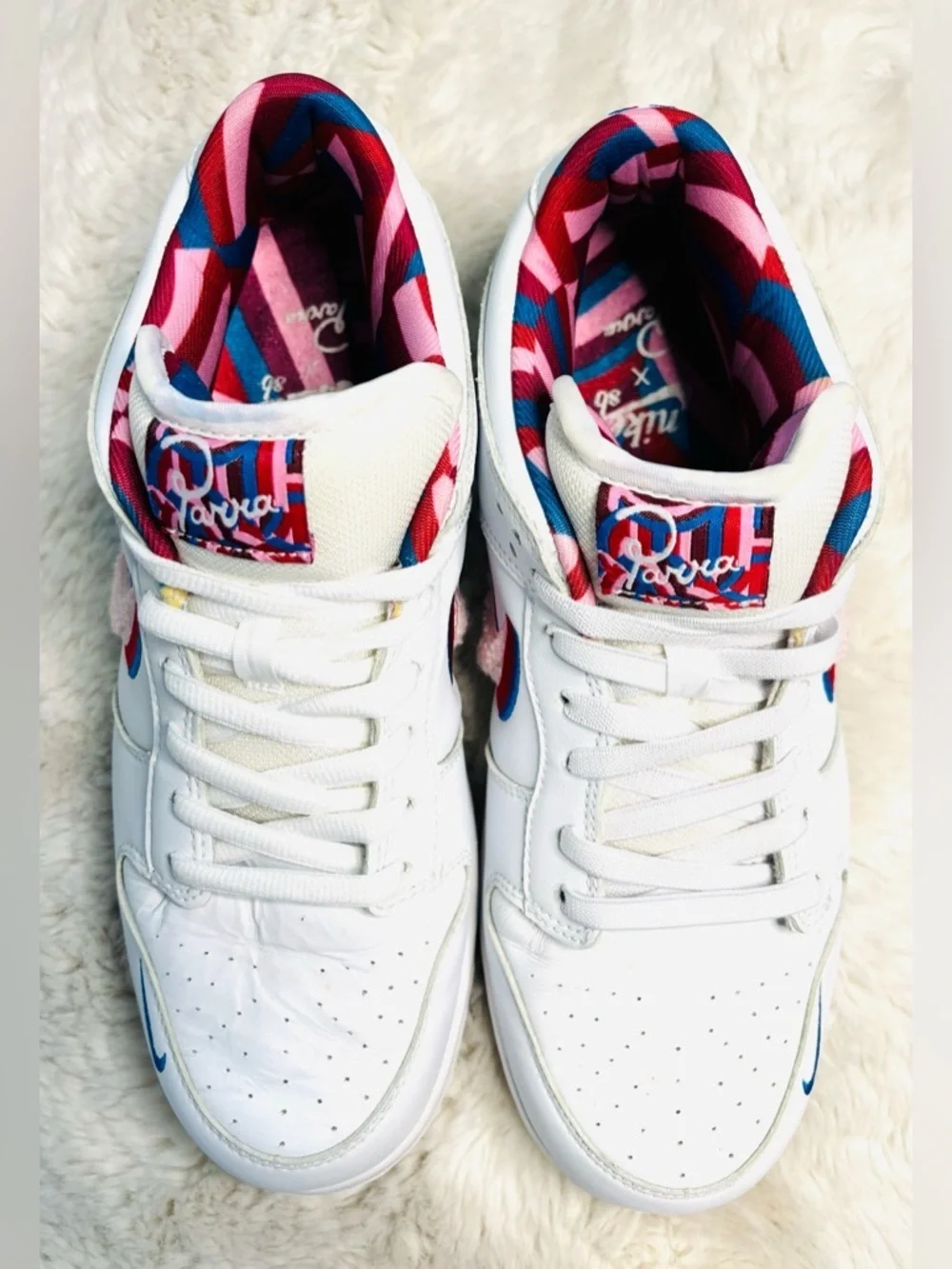 Nike SB Dunk Low OG QS x Parra Tennis Shoes Sneakers: Size: 9